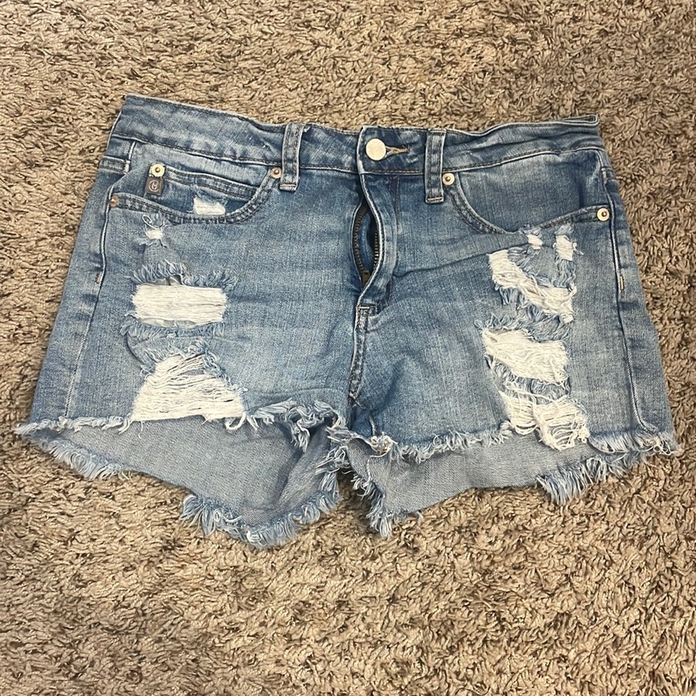 Denim shorts